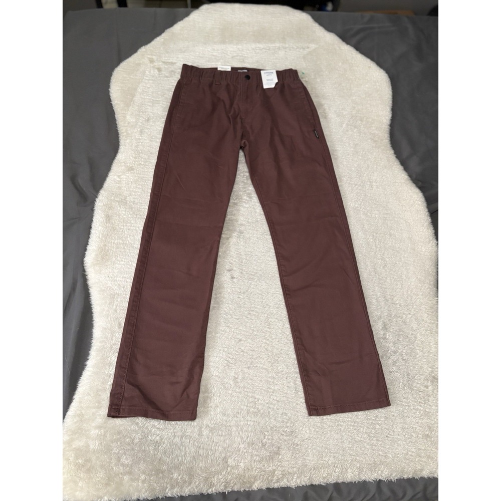 New Denizen Levi's‎ Men's Burgundy Jogger Pants Size XS Stretch